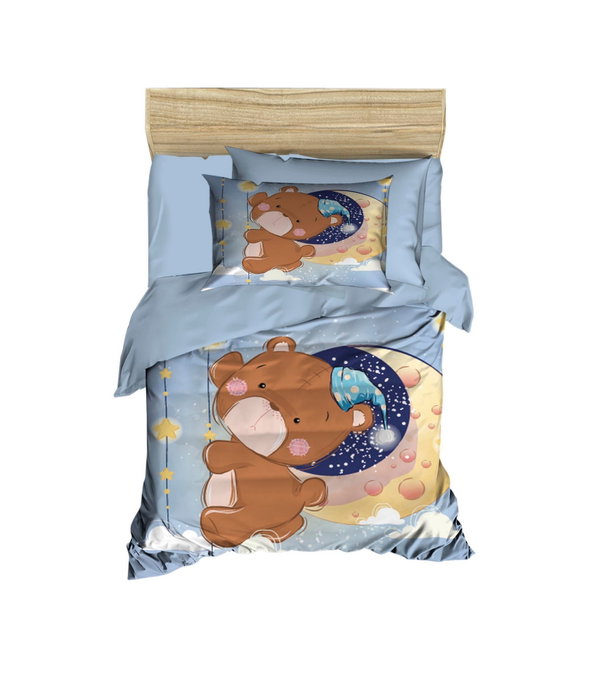 L'essentiel linge de maison Juego de funda nórdica PH186 Azul y Marrón L'essentiel linge de maison Juego de funda nórdica PH186 Azul y Marrón
